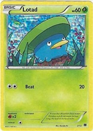 Lotad (2/12) [McDonalds Promos 2015] Holofoil - Promo