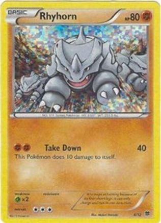 Rhyhorn (8/12) [McDonalds Promos 2015] Holofoil - Promo