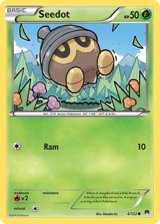 Seedot (004/122) [XY  BREAKpoint] Reverse Holofoil - Common