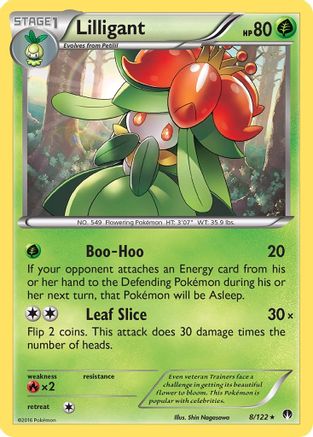 Lilligant (008/122) [XY  BREAKpoint] Reverse Holofoil - Rare
