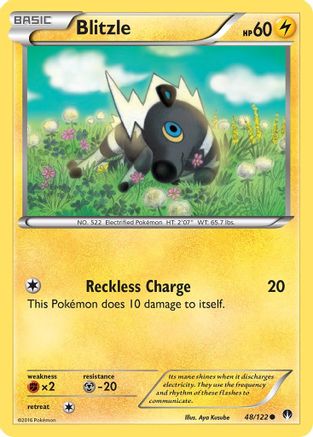 Blitzle (048/122) [XY  BREAKpoint] Reverse Holofoil - Common