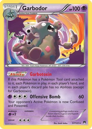 Garbodor (057/122) [XY  BREAKpoint] Reverse Holofoil - Holo Rare