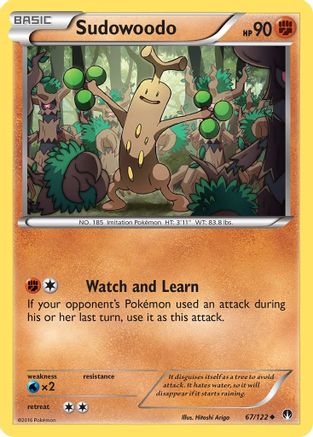 Sudowoodo (067/122) [XY  BREAKpoint] - Uncommon