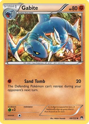 Gabite (069/122) [XY  BREAKpoint] Reverse Holofoil - Uncommon