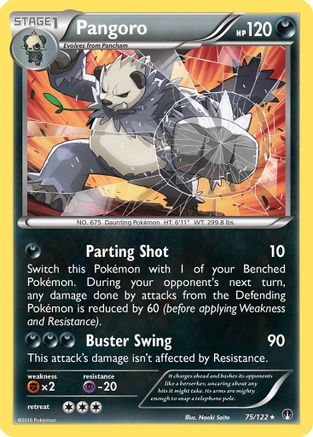 Pangoro (75/122) [XY  BREAKpoint] Reverse Holofoil - Rare