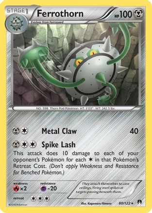 Ferrothorn (80/122) [XY  BREAKpoint] - Rare