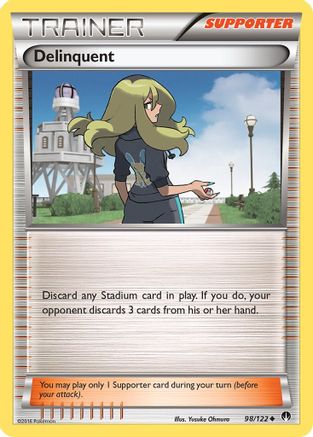 Delinquent (098/122) [XY  BREAKpoint] Reverse Holofoil - Uncommon