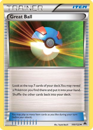 Great Ball (100/122) [XY  BREAKpoint] Reverse Holofoil - Uncommon