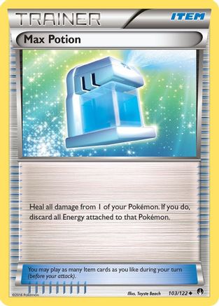 Max Potion (103/122) [XY  BREAKpoint] Reverse Holofoil - Uncommon