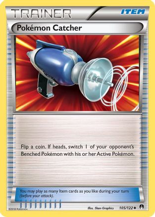 Pokemon Catcher (105/122) [XY  BREAKpoint] Reverse Holofoil - Uncommon