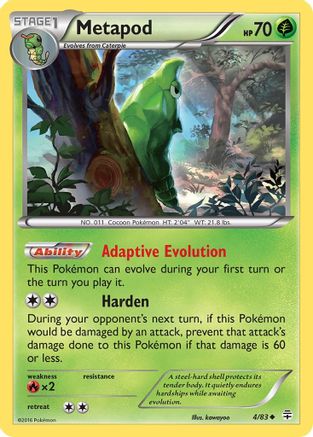 Metapod (004/83) [Generations] - Uncommon