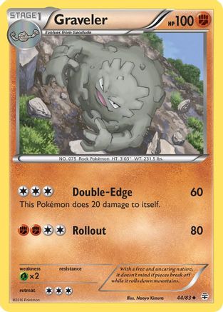 Graveler (44/83) [Generations] - Uncommon