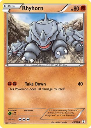 Rhyhorn (49/83) [Generations] Reverse Holofoil - Common
