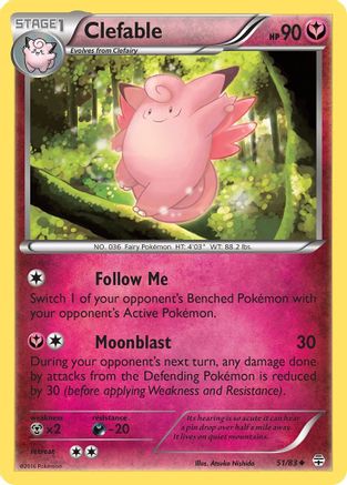 Clefable (051/83) [Generations] Reverse Holofoil - Uncommon