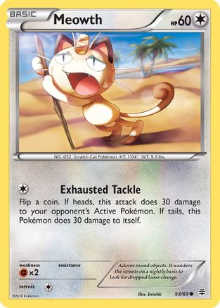 Meowth (053/83) [Generations] Reverse Holofoil - Common