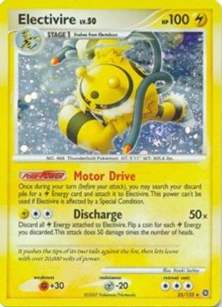 Electivire (DP Secret Wonders) (25/132) [Deck Exclusives] Holofoil - Holo Rare