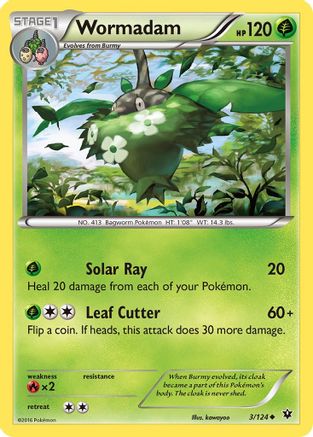 Wormadam (003/124) [XY  Fates Collide] Reverse Holofoil - Uncommon