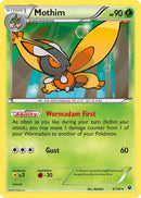 Mothim (4/124) [XY  Fates Collide] Reverse Holofoil - Rare