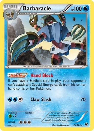 Barbaracle (023/124) [XY  Fates Collide] - Rare
