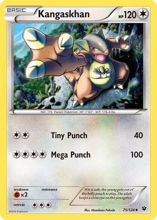 Kangaskhan (075/124) [XY  Fates Collide] Reverse Holofoil - Uncommon