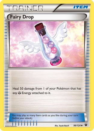 Fairy Drop (099/124) [XY  Fates Collide] Reverse Holofoil - Uncommon