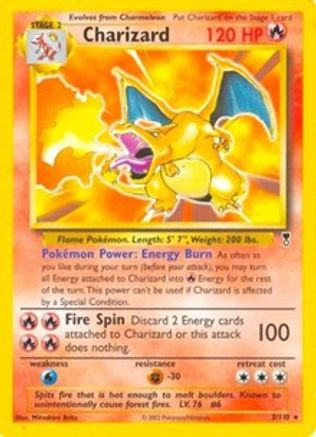 Charizard (WotC Legendary Collection) (3/110) [Deck Exclusives] - Rare