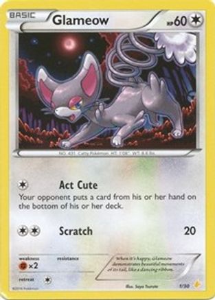 Glameow (1) [XY Trainer Kit Pikachu Libre & Suicune] - Common