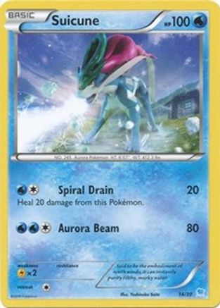 Suicune (14 - Non-Holo) (14) [XY Trainer Kit Pikachu Libre & Suicune] - Common