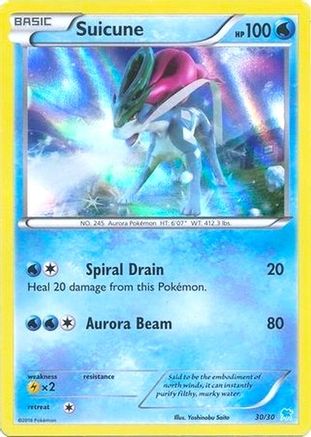 Suicune (30 - Holo) (030) [XY Trainer Kit Pikachu Libre & Suicune] Holofoil - Common