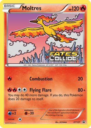 Moltres (Prerelease) (XY127/211) [XY Promos] Holofoil - Promo