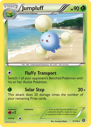Jumpluff (005/114) [XY  Steam Siege] Reverse Holofoil - Rare