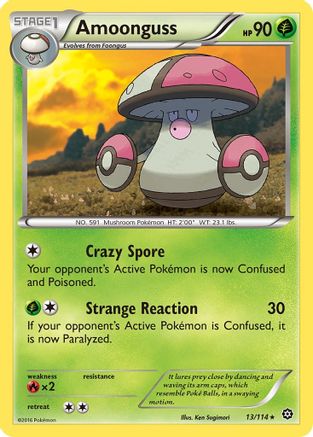 Amoonguss (13/114) [XY  Steam Siege] Reverse Holofoil - Rare