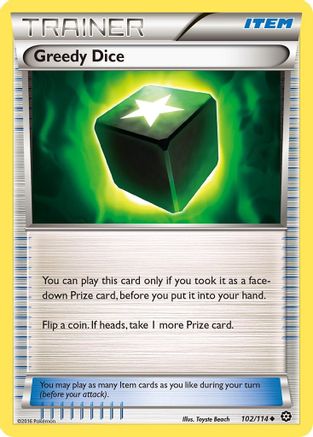Greedy Dice (102/114) [XY  Steam Siege] Reverse Holofoil - Uncommon