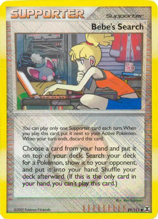 Bebe's Search (League Promo) (089/111) [League & Championship Cards] Reverse Holofoil - Promo