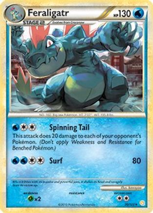 Feraligatr (Cosmos Holo) (20/123) [Deck Exclusives] Holofoil - Holo Rare