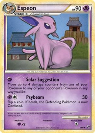 Espeon (HGSS Undaunted) (2/090) [Deck Exclusives] - Rare