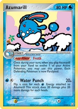 Azumarill (EX Team Rocket Returns) (1/109) [Deck Exclusives] - Rare