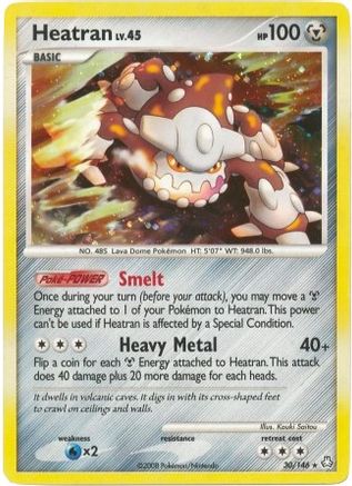 Heatran (DP Legends Awakened) (30/146) [Deck Exclusives] Holofoil - Holo Rare