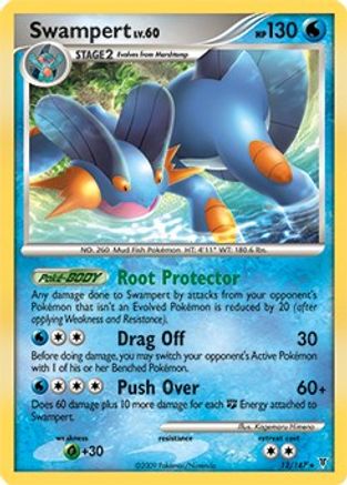 Swampert (DPPt Supreme Victors) (12/147) [Deck Exclusives] - Rare