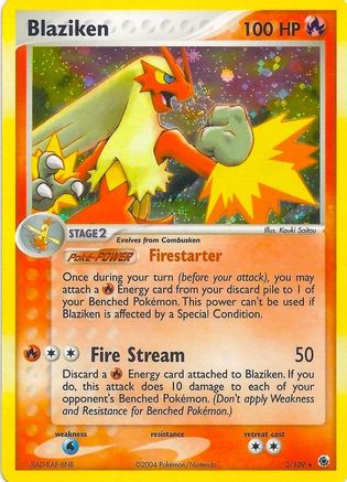 Blaziken (Holo) (3) [EX Battle Stadium] Holofoil - Holo Rare