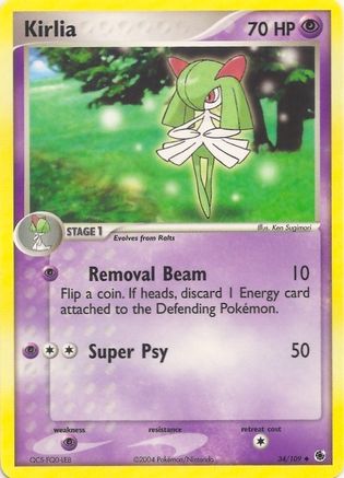 Kirlia (34) [EX Battle Stadium] - Uncommon