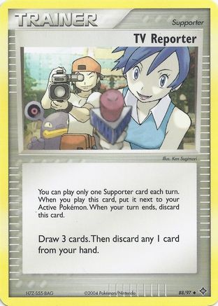 TV Reporter (88) [EX Battle Stadium] - Uncommon