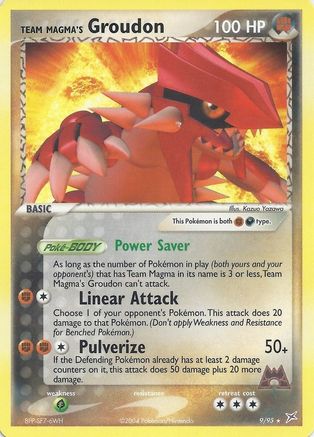 Team Magma's Groudon (EX Team Magma vs Team Aqua) (9/095) [Deck Exclusives] - Rare