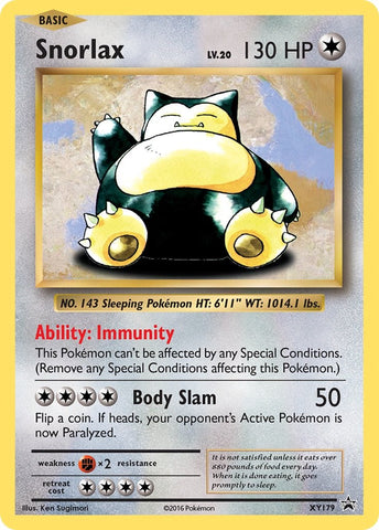 Snorlax - XY179 [PR - XY179]