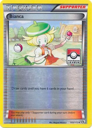Bianca (Pokemon League) (109/113) [League & Championship Cards] Reverse Holofoil - Promo