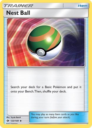 Nest Ball (123/149) [SM Base Set] Reverse Holofoil - Uncommon