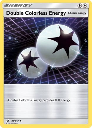 Double Colorless Energy (136/149) [SM Base Set] Reverse Holofoil - Uncommon