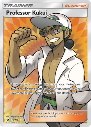Professor Kukui (Full Art) (148/149) [SM Base Set] Holofoil - Ultra Rare