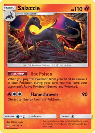 Salazzle (16/145) [SM  Guardians Rising] - Rare