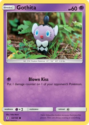 Gothita (052/145) [SM  Guardians Rising] Reverse Holofoil - Common